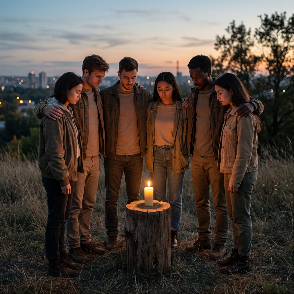 אנשים מחזיקים ידיים